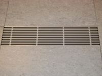 Ventilationsgaller i aluminium